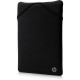 HP 15.6 Rerversible Sleeve Black, Geometric pattern