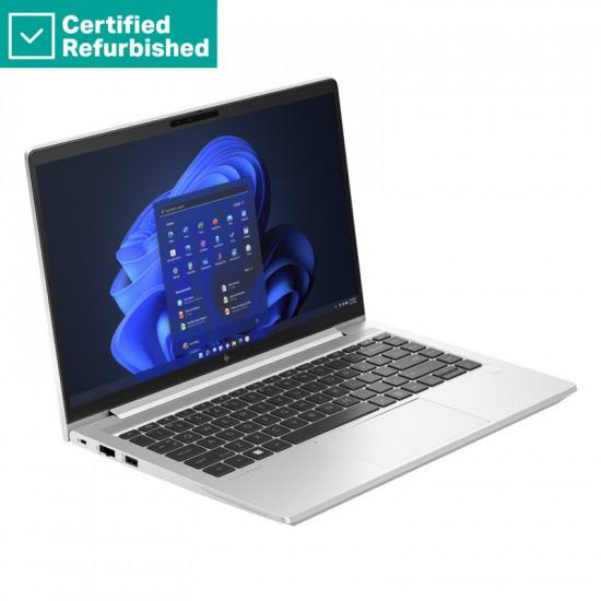 RENEW SILVER HP EliteBook 645 G10 - Ryzen 5 7530U, 16GB, 512GB SSD, 14 FHD 250-nit AG, Smartcard, FPR, NO CAM, Nordic backlit keyboard, 51Wh, Win 11 Pro, 1 years