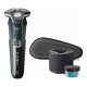 Philips Series 5000 wet and dry electric shaver S5884/50, SkinIQ, SteelPrecision blades, 360-D flexible heads, PowerAdapt Sensor