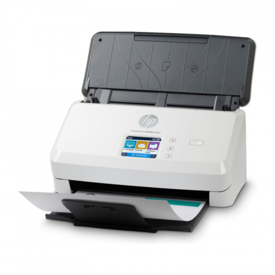 HP ScanJet Pro N4000 snw1 Scanner - A4 Color 600dpi, Sheetfeed Scanning, Automatic Document Feeder, Auto-Duplex, OCR/Scan to Text, 40ppm, 4000 pages per day