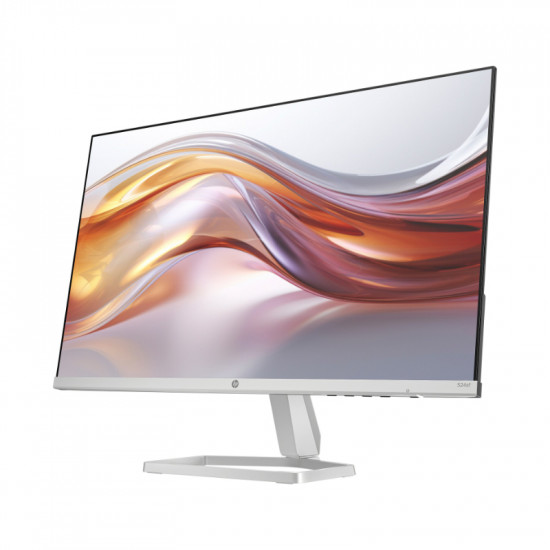 HP Series 5 524sf Monitor - 23.8 1920 x 1080 FHD IPS 300-nit 100Hz AG, HDMI/VGA, tilt, Silver, 1 years