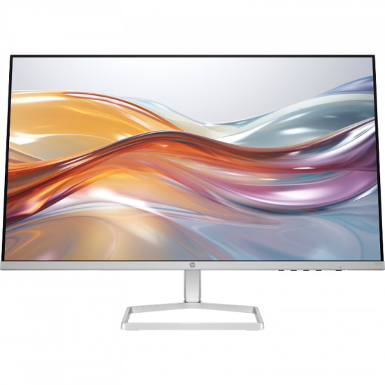 HP Series 5 527sf Monitor 27 1920 x 1080 FHD IPS 300-nit 100Hz AG, 2x HDMI/VGA, tilt, Silver, 1 years