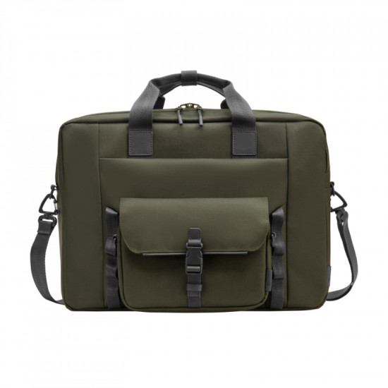 HP Modular 15.6 Top Load, 3-in-One (Pouch, Top Load, Sleeve), Water Resistant, Cable Pass-through, 22 Liter Capacity - Dark Olive Green