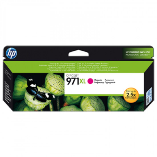 HP original ink CN627AE. HP 971XL. magenta. 6600p