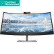 RENEW SILVER HP Z34c G3 Curved Charging Monitor - 34inch 3440x1440 WQHD 350-nit 60Hz AG, Curved, IPS, USB-C(100W)/HDMI/DisplayPort, 4x USB-A, speakers, 5MP webcam, RJ-45 LAN, height adjustable/tilt/swivel, 1 years