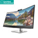 RENEW SILVER HP E34m G4 Curved Conferencing Monitor - 34inch 3440x1440 WQHD 400-nit 75Hz AG, Curved, VA, USB-C(65W)/HDMI/DisplayPort, 4x USB-A, speakers, 5MP webcam, RJ-45 LAN, height adjustable/tilt/swivel, 1 years