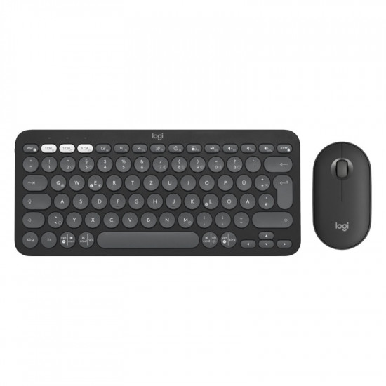 Logitech Mouse and keyboard set 920-012239 / Pebble 2 Combo Black