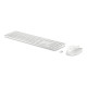 HP 650 Wireless Mouse Keyboard Combo - White - US ENG