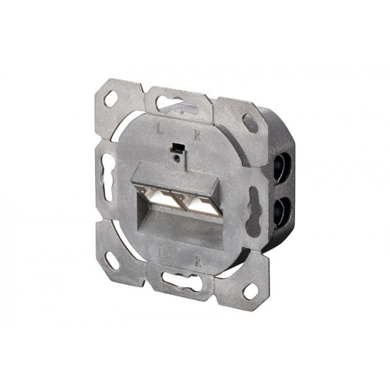 CAT 5e modular wall outlets shielded 2x RJ45 LSA