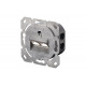 CAT 5e modular wall outlets shielded 2x RJ45 LSA