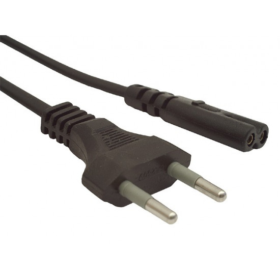 C8 Power cable for notebook 2pin 1.8M