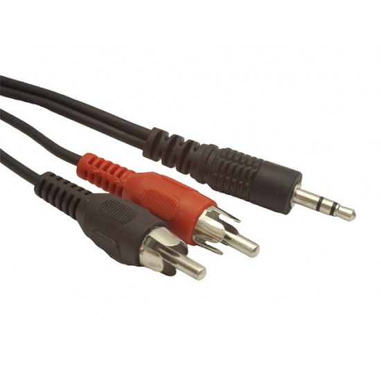 Cable MINIJACK/2XRCA (CHINCH)M/M 1.5M