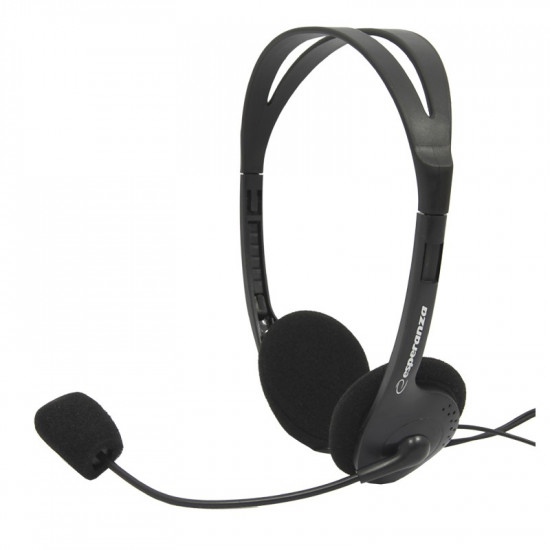 Esperanza EH102 headphones/headset Wired Head-band Calls/Music Black