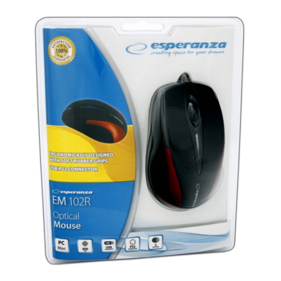 Optical Mouse SIRIUS EM102R USB