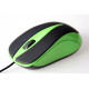 Wired Optical Mouse 800dpi black & green MT1091G