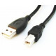 USB cable 2.0 Type AB AM-BM 1.8m black