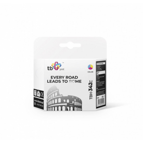 Ink TBH-342C (HP No. 342 - C9361EE) Color remanufactured