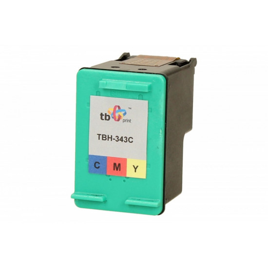 Ink TBH-343C (HP No. 343 - C8766EE) Colour remanufactured