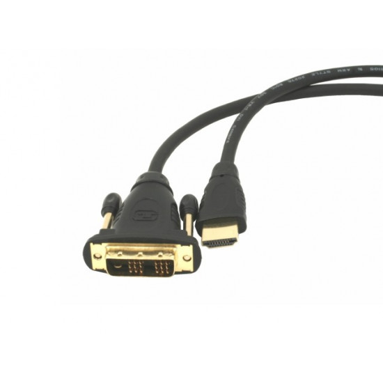 HDMI-DVI male-male cable l gold-plated connectors l 1.8m