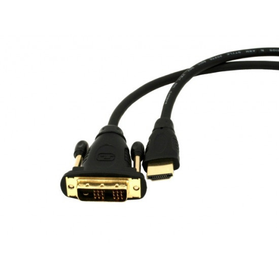 HDMI to DVI M/M Cable, gold-plated, 3m