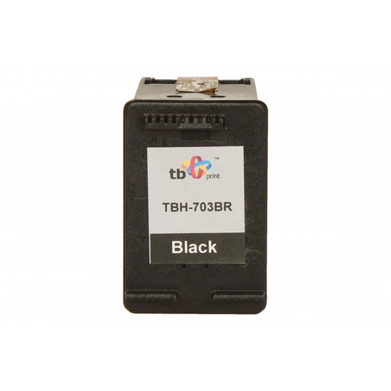 Ink HP DJ D730/F735 Black remanufactured TBH-703BR (HP No. 703 CD887AE)