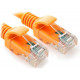 Patch Cord Cat5e UTP 0.5m orange moulded strain relief