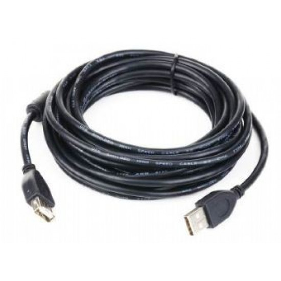 USB AM-AF 2.0 Extension Cable with Ferrite 4,5m