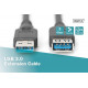 USB 3.0 extension cable, A/M - A/F 1,8m