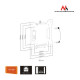 Universal holder for TV or monitor MC-596 13-23 vesa 100x100 20kg