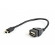 Cable USB OTG Mini BM - USB AF 15cm