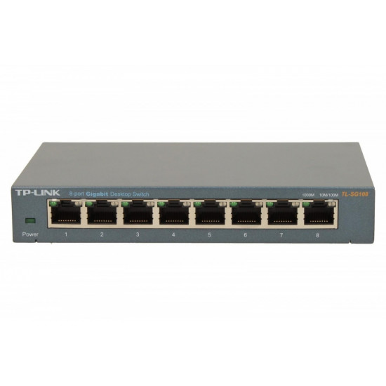 8-Port 10/100/1000Mbps Desktop Switch TL-SG108