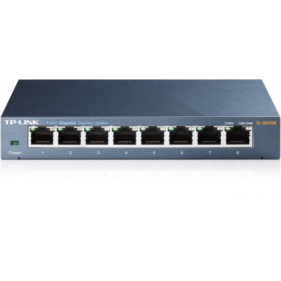 8-Port 10/100/1000Mbps Desktop Switch TL-SG108