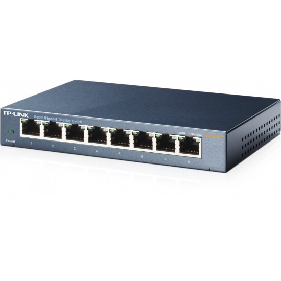 8-Port 10/100/1000Mbps Desktop Switch TL-SG108