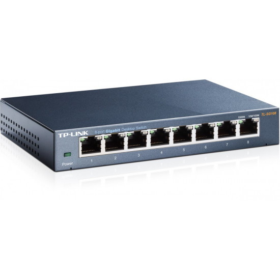 8-Port 10/100/1000Mbps Desktop Switch TL-SG108