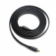 HDMI-HDMI cable v2.0 3D TV High Speed Ethernet 1.8M flat (golden ends)