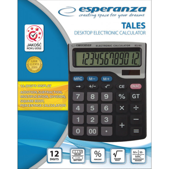 TALES DESKTOP CALCULATOR ECL101