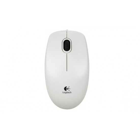 LOGITECH B100 optical Mouse white USB for Business