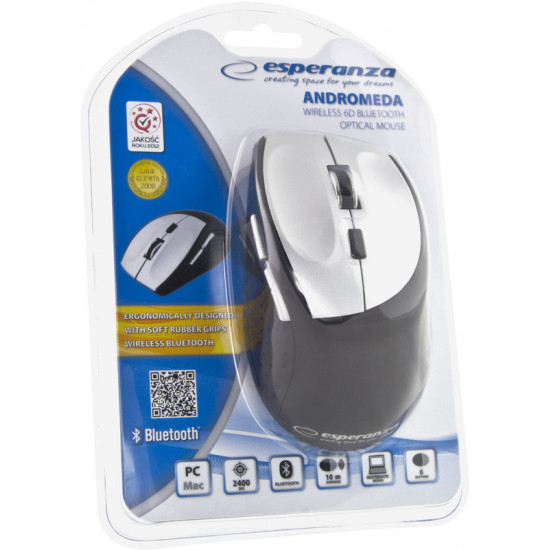 MOUSE BLUETOOTH EM123S 1000/1600/2400DPI, 6D