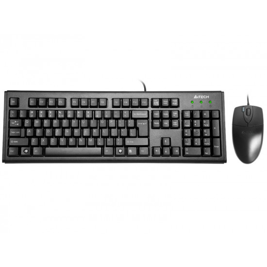 A4Tech KM-720620D keyboard USB QWERTY English Black