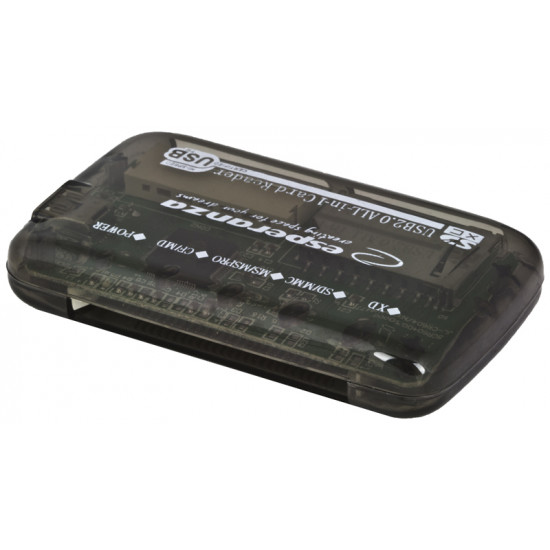 Esperanza EA117 card reader Black USB 2.0