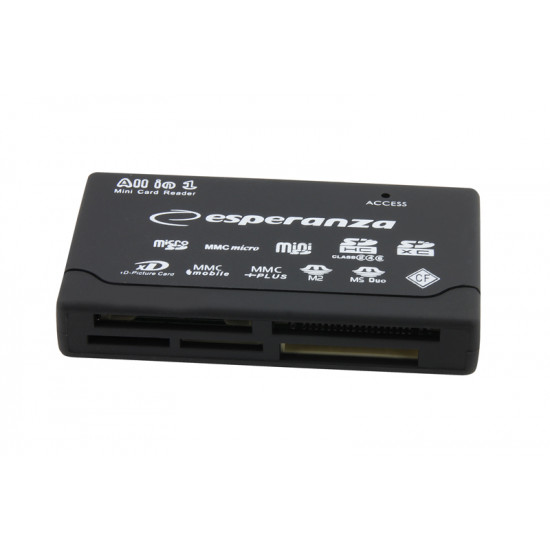 Esperanza EA119 card reader Black USB 2.0