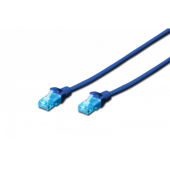 CAT 5e U-UTP patch cable 1m blue