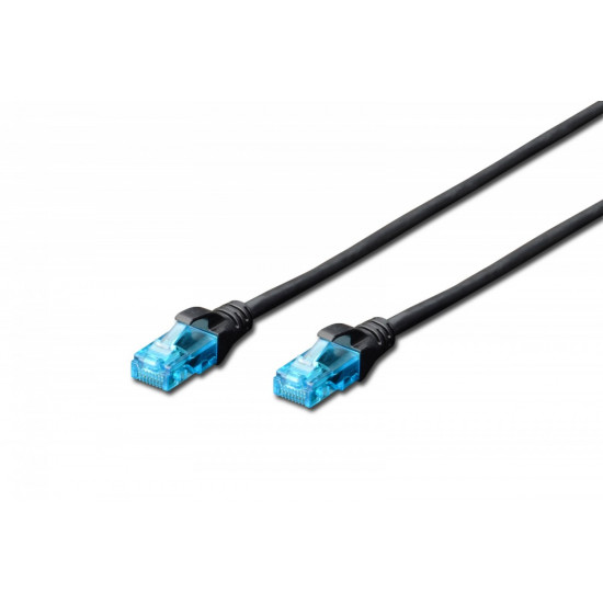 CAT 5e U-UTP patch cable 10m black