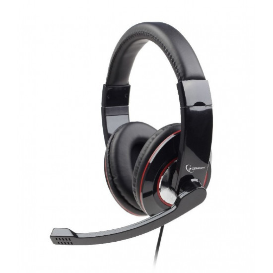 Headphones with microphone MHS-U-001 USB black