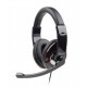 Headphones with microphone MHS-U-001 USB black