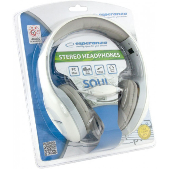 HEADPHONES AUDIO STEREO EH138W SOUL WHITE