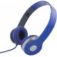 HEADPHONES AUDIO STEREO EH145B TECHNO BLUE