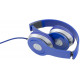 HEADPHONES AUDIO STEREO EH145B TECHNO BLUE