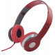 HEADPHONES AUDIO STEREO EH145R TECHNO RED