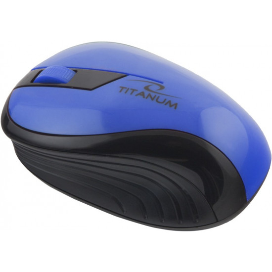 WIRELESS OPTICAL MOUSE 1000DPI TM114B BLUE